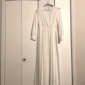 Baltic Born Lydia white maxi dress